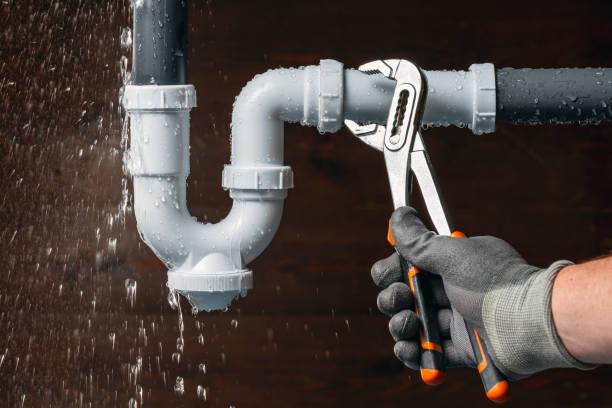 Professional Emergency Plumber technician working in Amana, IA